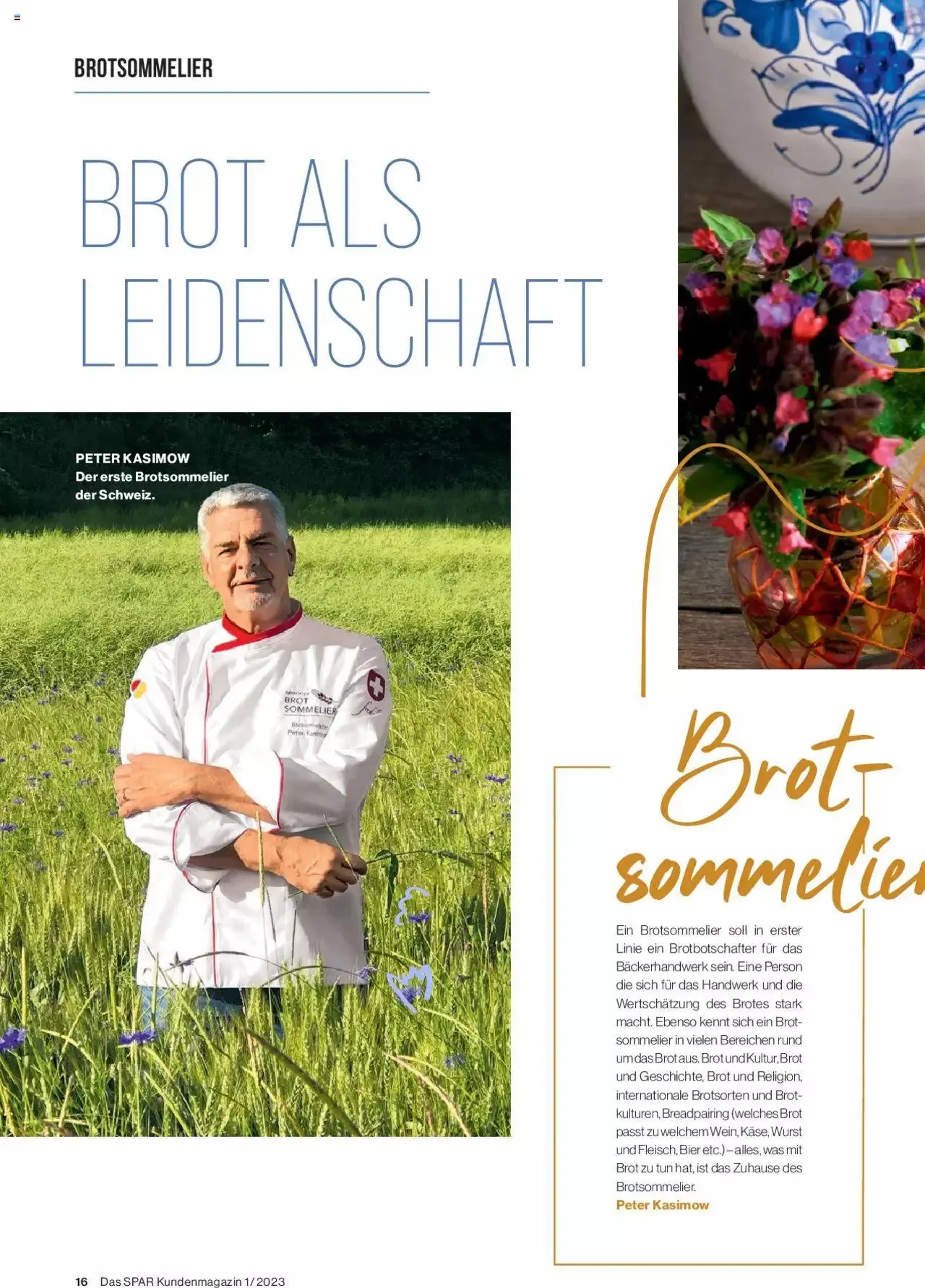 SPAR Kundenmagazin von 2. März bis 31. Dezember 2023 - Prospekt seite  16