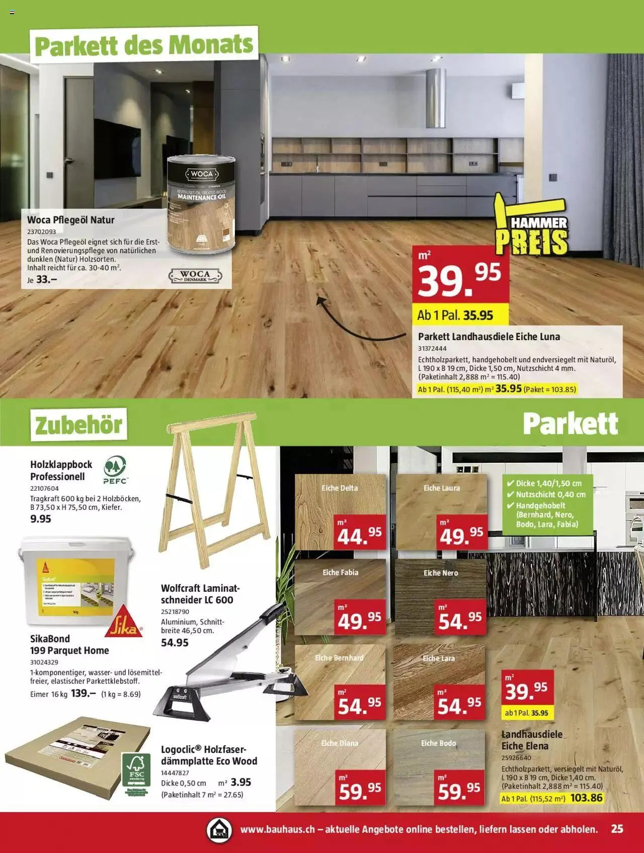 Bauhaus Aktionen von 27. Mai bis 30. Juni 2024 - Prospekt seite 25
