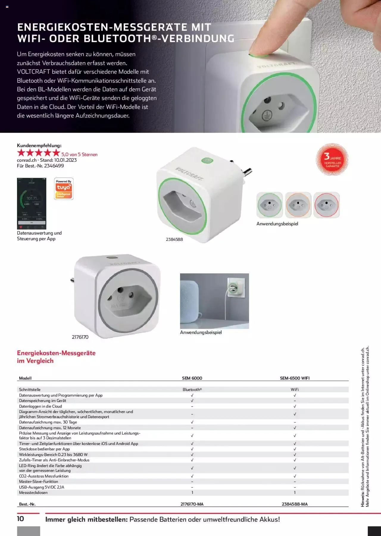 Conrad - Voltcraft News von 27. Januar bis 31. Dezember 2023 - Prospekt seite  10