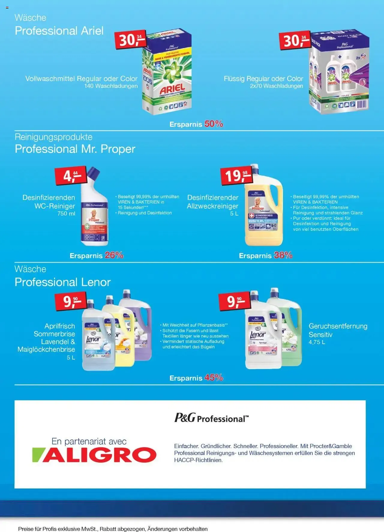Aligro Aktionen P&G von 9. September bis 5. Oktober 2024 - Prospekt seite  2