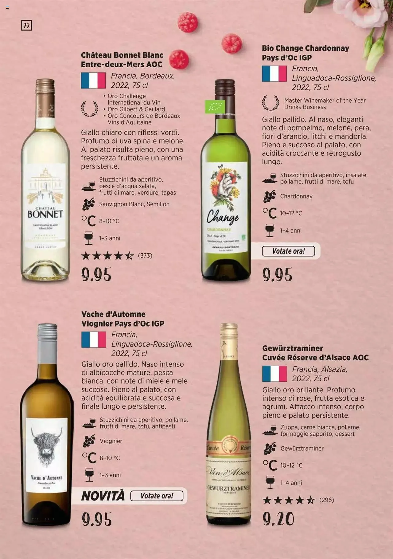 Denner Guida dei vini 2023 / 2024 IT von 11. September bis 31. Dezember 2023 - Prospekt seite  22