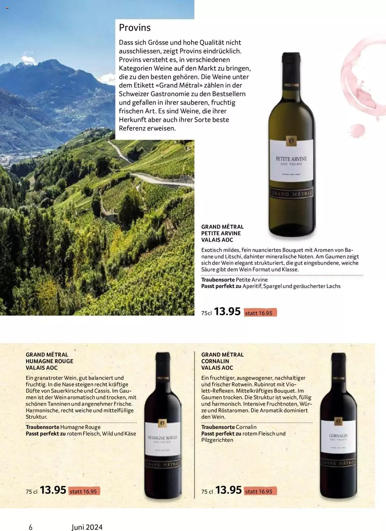 Prodega Aktionen Enoteca Juni von 1. Juni bis 30. Juni 2024 - Prospekt seite  6