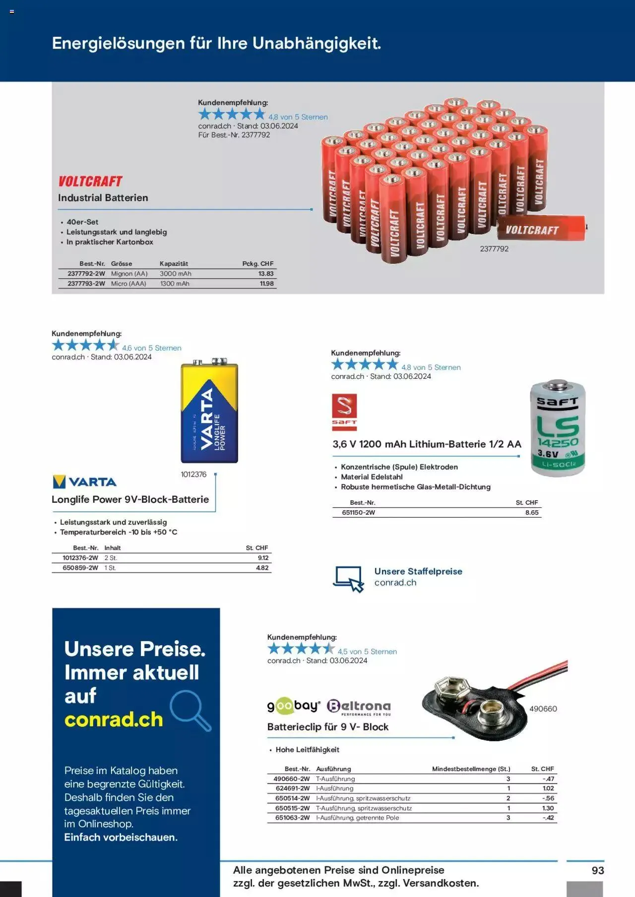 Conrad Aktionen Education von 17. Juni bis 9. Januar 2025 - Prospekt seite 95