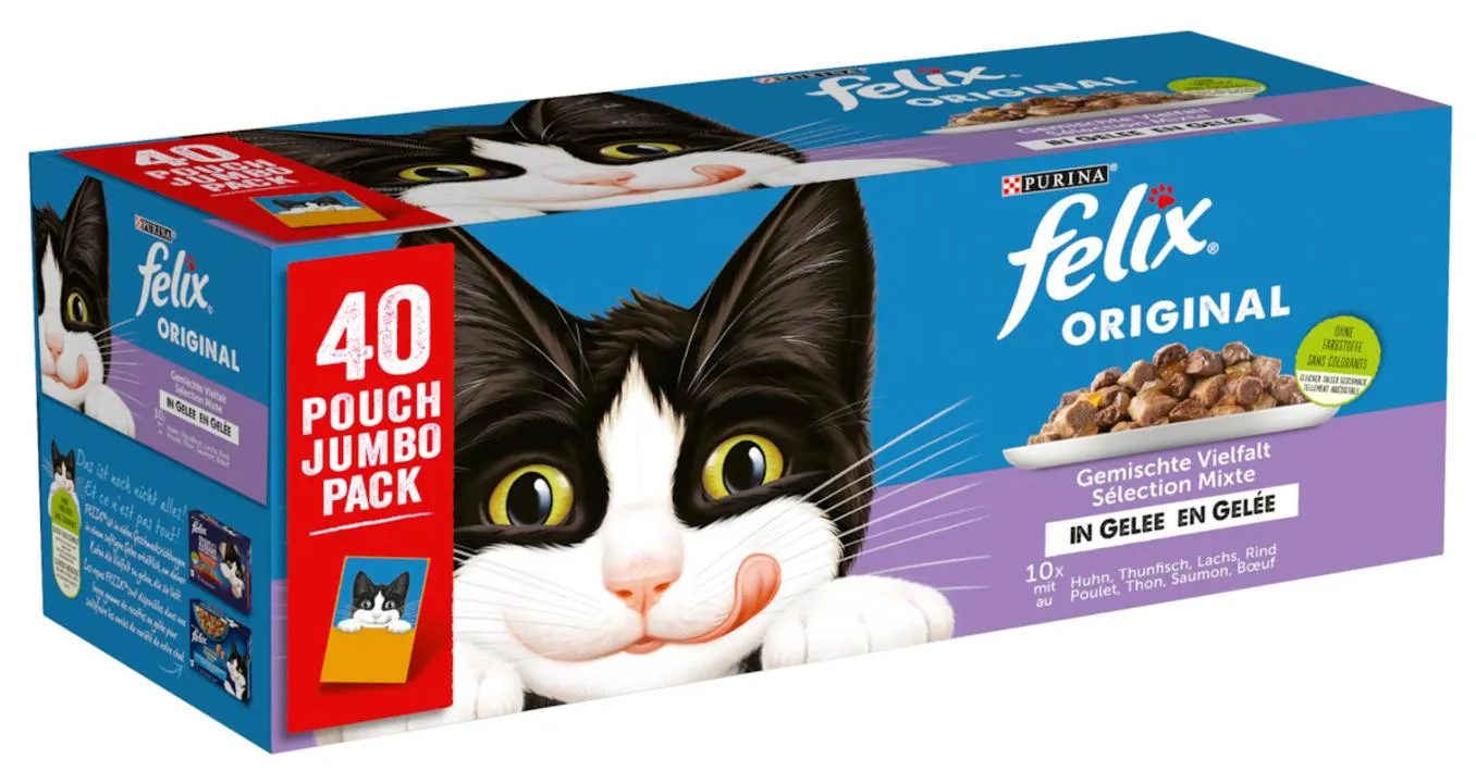 , gemischte Vielfalt, in Gelee