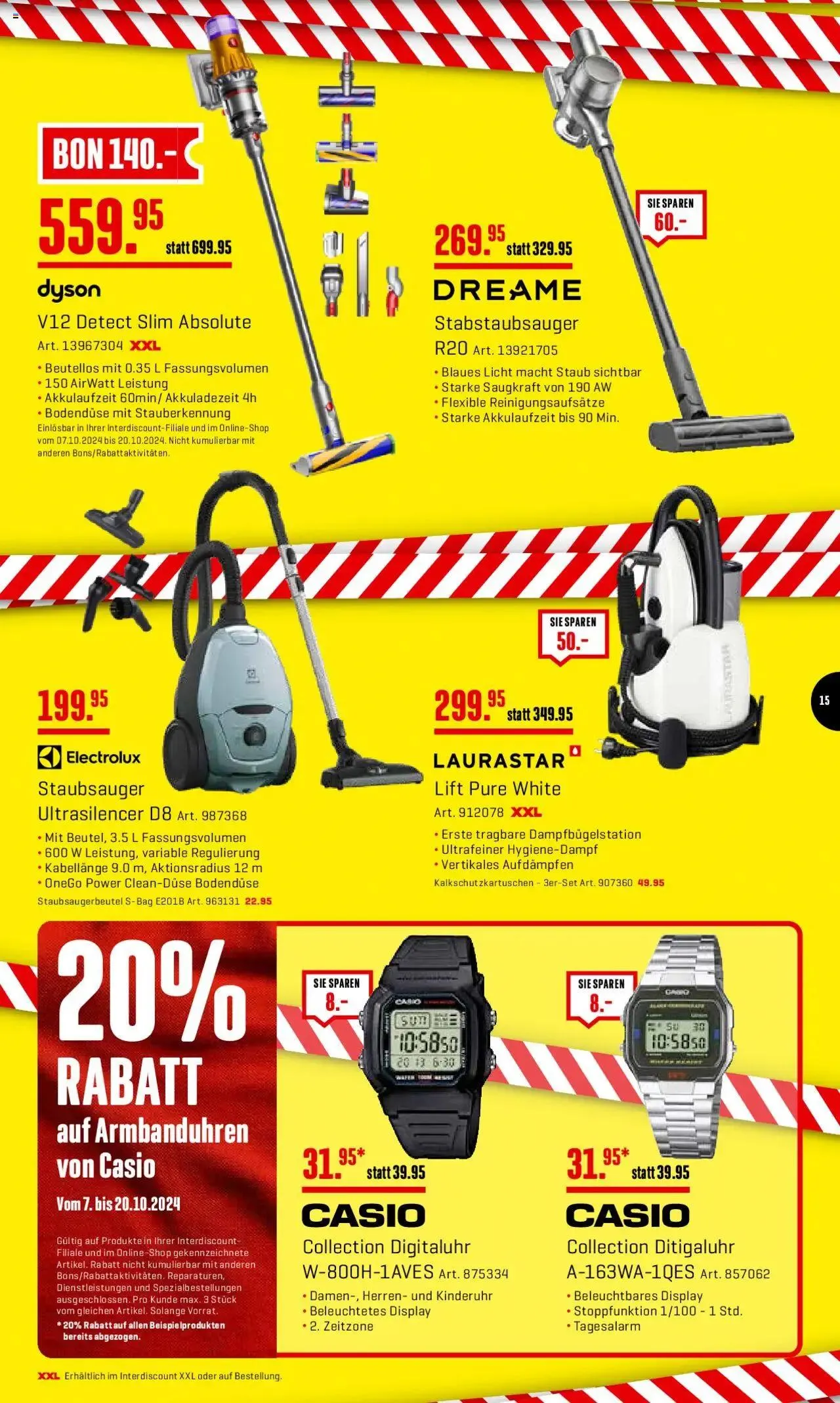 Interdiscount Aktionen von 7. Oktober bis 20. Oktober 2024 - Prospekt seite  15