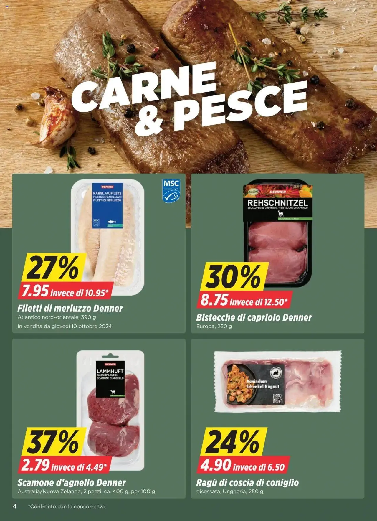 Denner Aktionen IT von 8. Oktober bis 14. Oktober 2024 - Prospekt seite  4