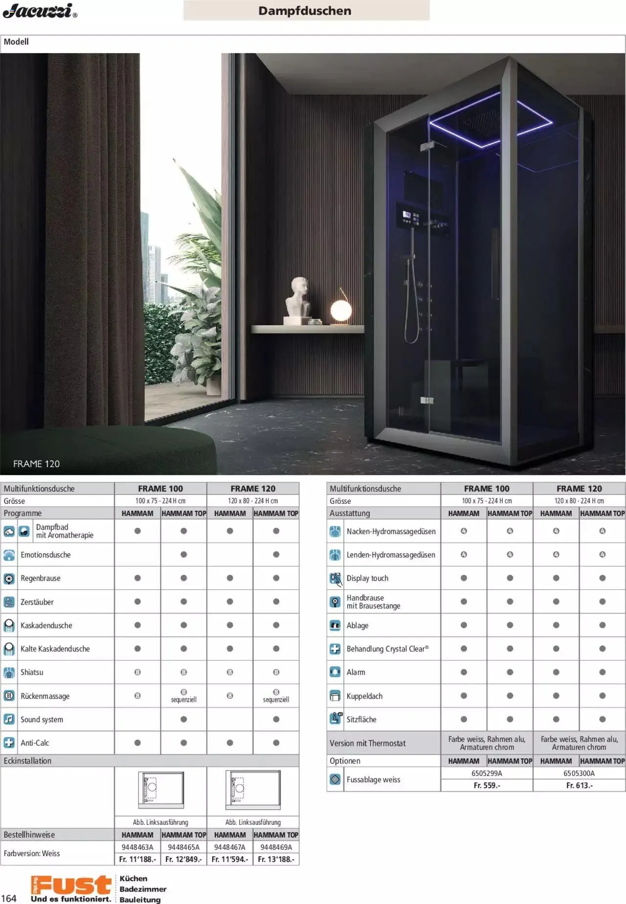 Fust Aktionen Badezimmermagazin von 17. April bis 31. Dezember 2024 - Prospekt seite  164