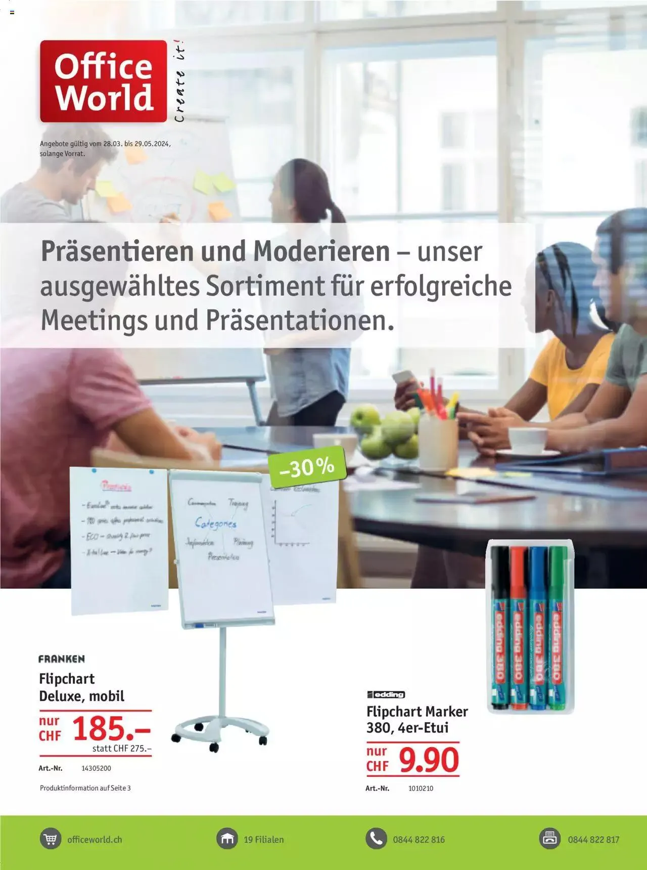 Office World Aktionen Präsentations-Prospekt von 28. März bis 29. Mai 2024 - Prospekt seite  