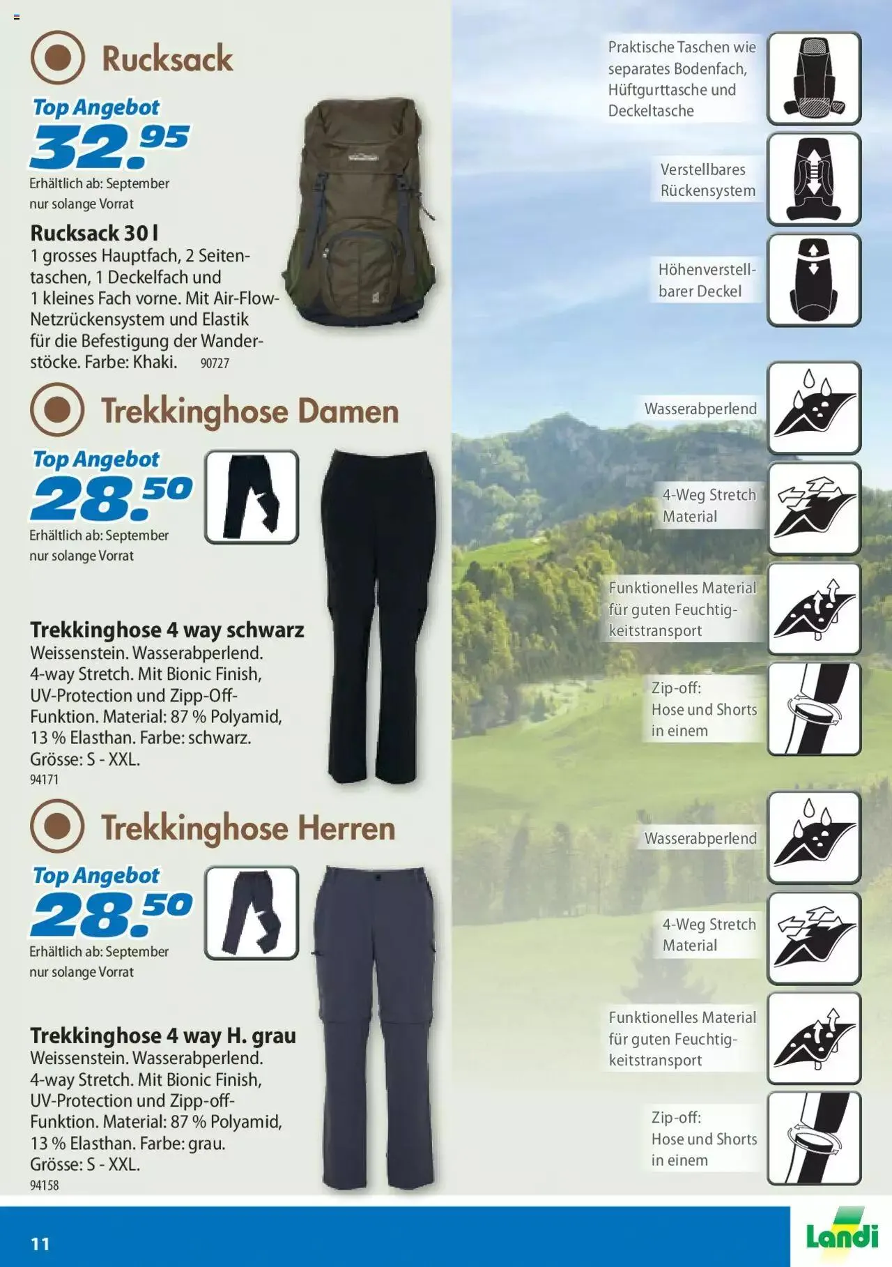 Landi Outdoor von 1. Mai bis 31. Dezember 2023 - Prospekt seite  11