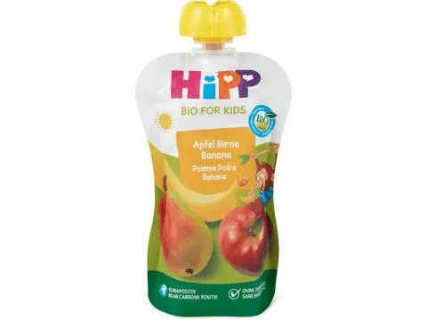 HiPP Bio · Quetschbeutel für Babys Apfel-Birne-Banane · Ab 12 Monaten