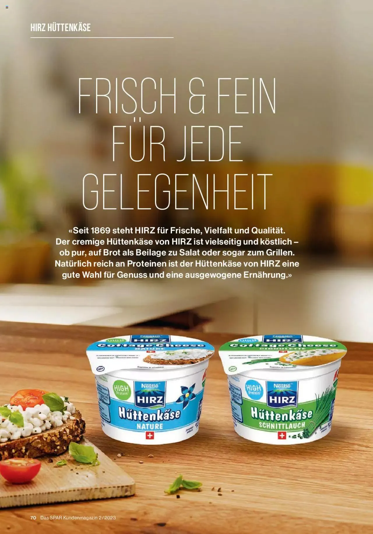 SPAR Kundenmagazin von 31. Mai bis 31. Dezember 2023 - Prospekt seite  70