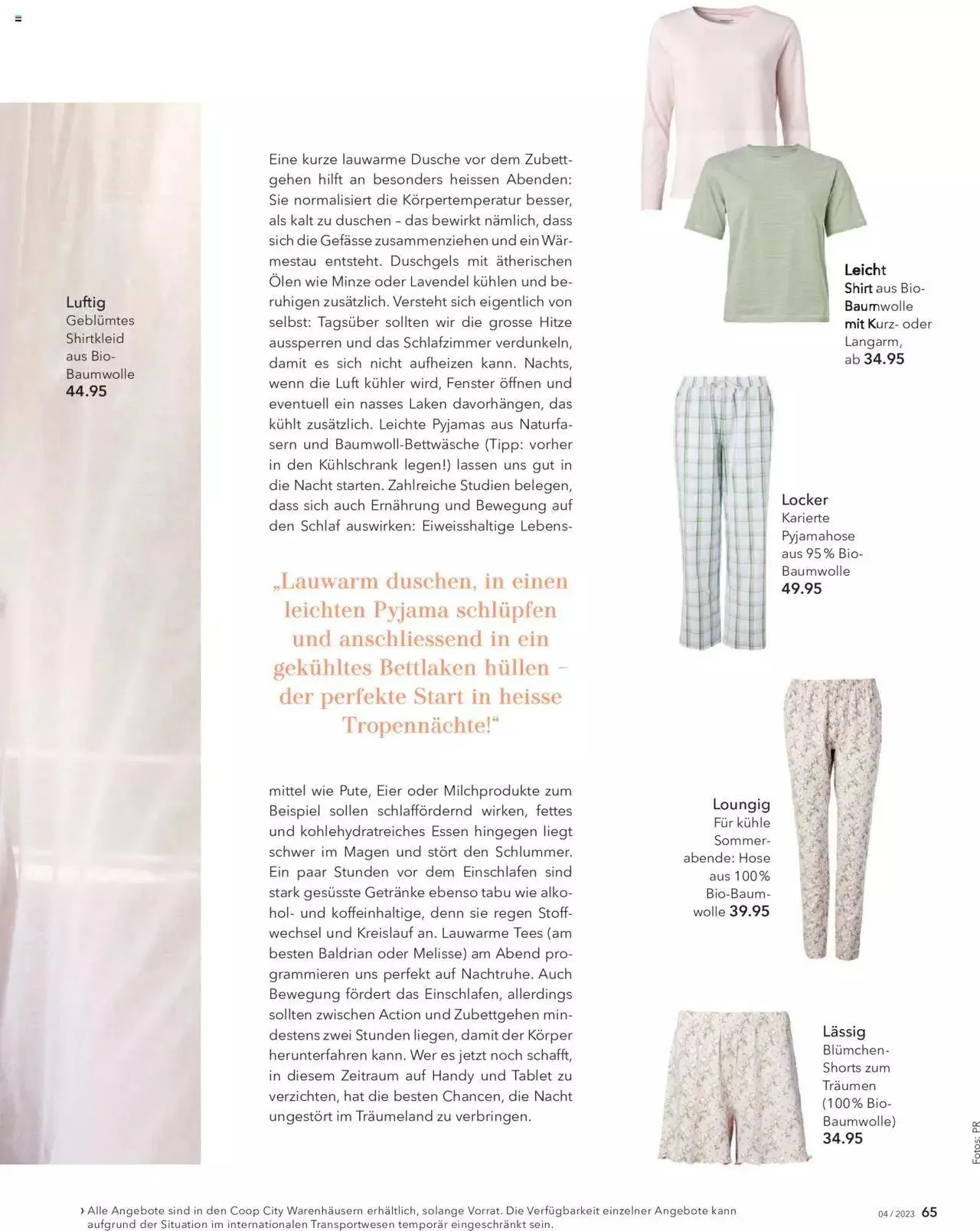 Coop Aktionen Beauty & Life von 1. August bis 31. Dezember 2023 - Prospekt seite  65