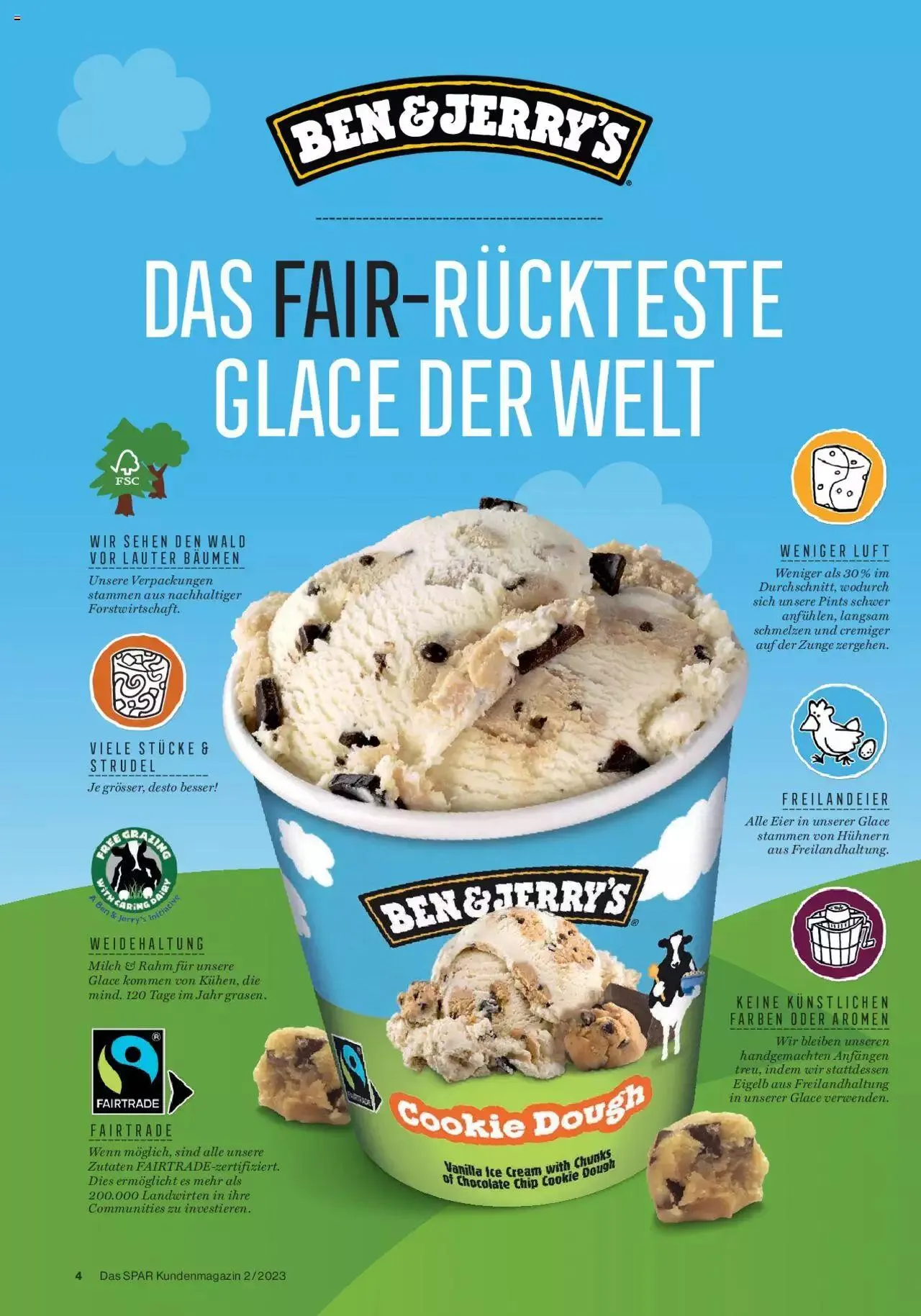 SPAR Kundenmagazin von 31. Mai bis 31. Dezember 2023 - Prospekt seite  4