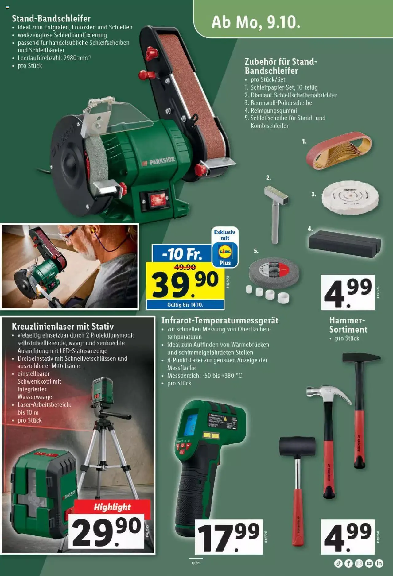 Lidl Aktionen von 5. Oktober bis 11. Oktober 2023 - Prospekt seite 33