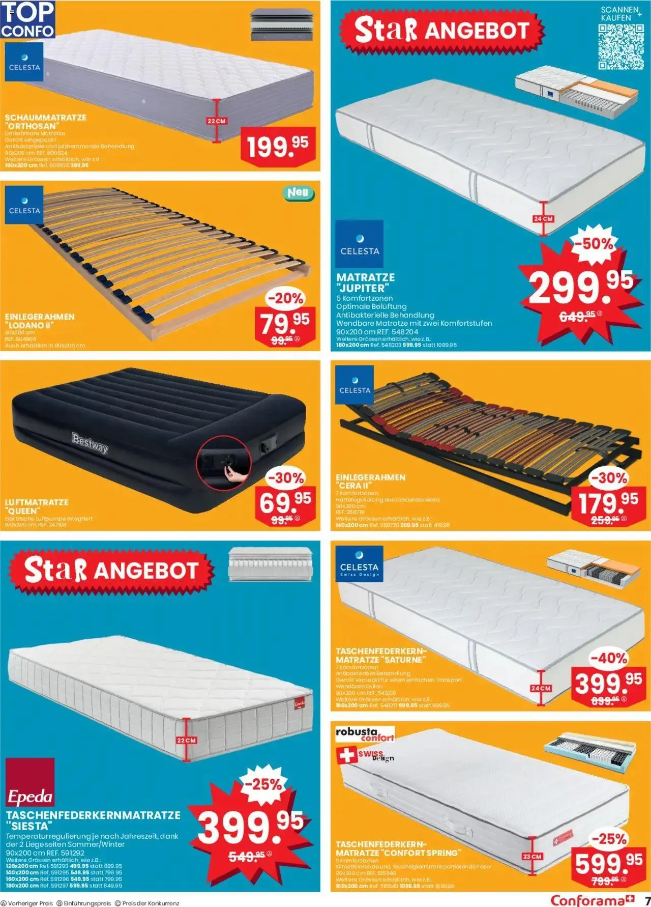 Conforama Aktionen Festival von 15. Oktober bis 28. Oktober 2024 - Prospekt seite  7