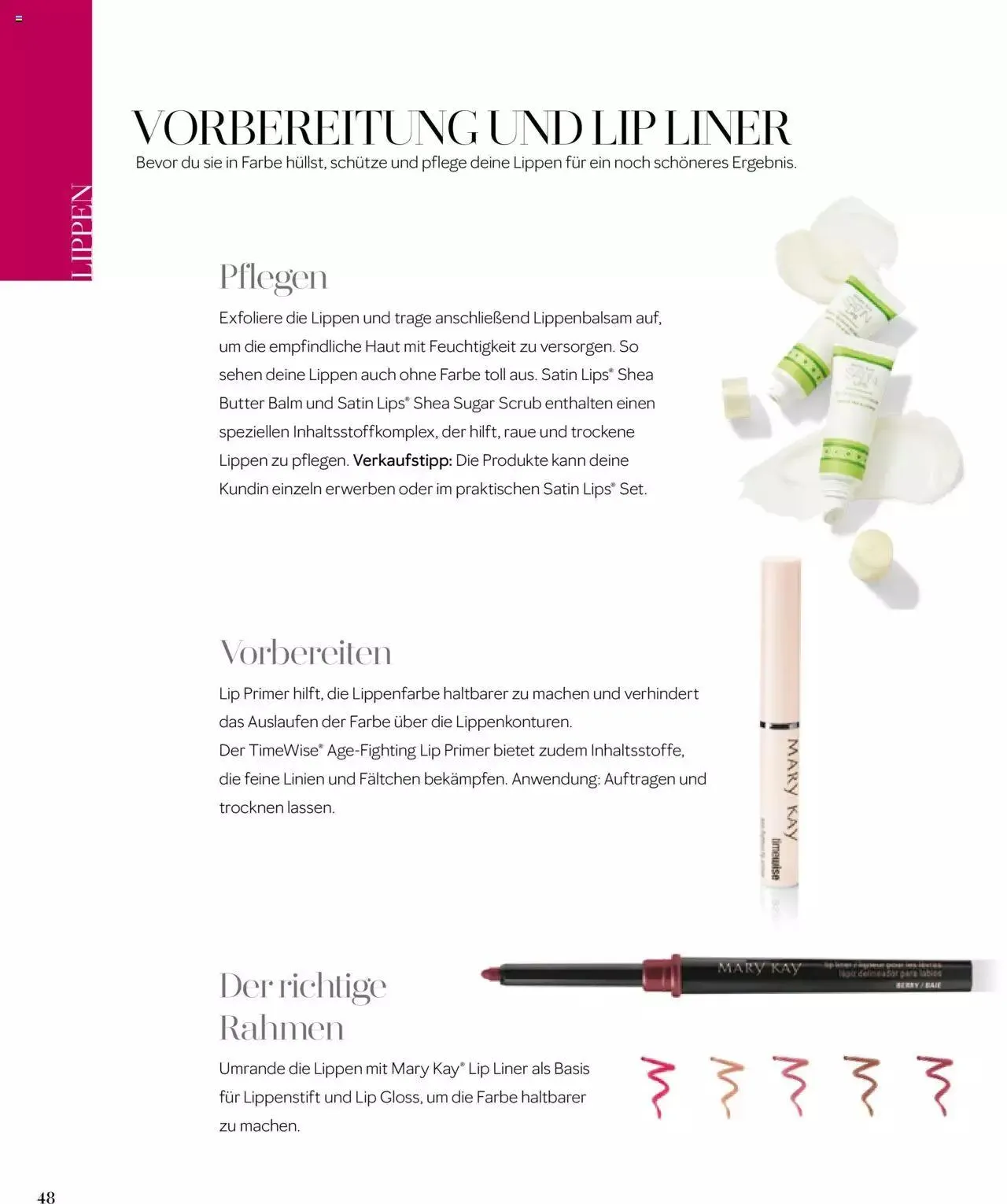 Mary Kay - Make-up Trainer von 16. September bis 31. Dezember 2023 - Prospekt seite  48