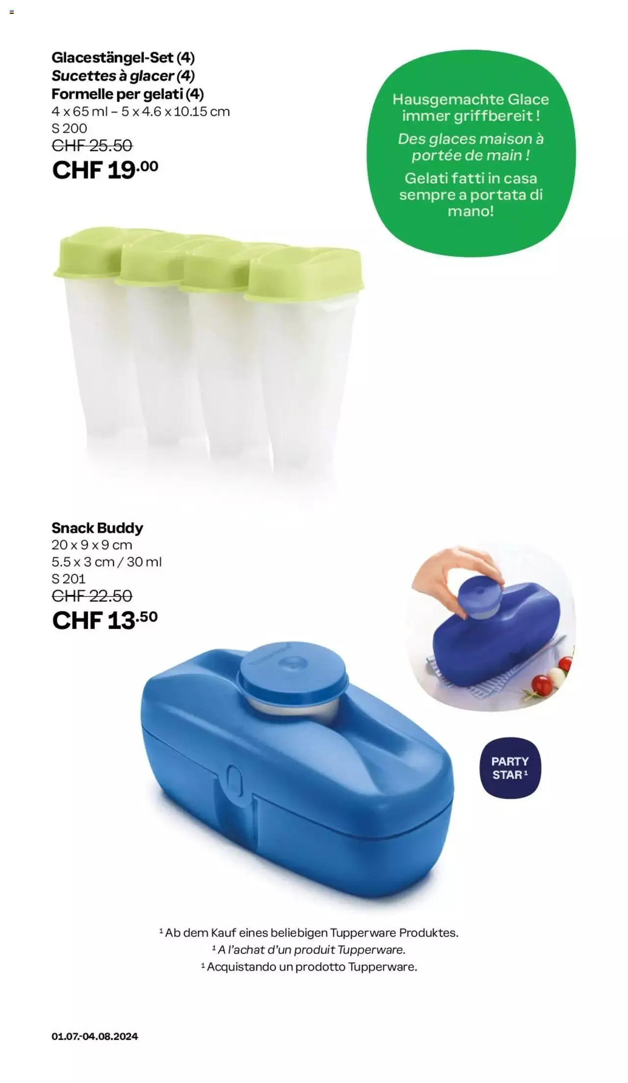 Tupperware Aktionen von 1. Juli bis 4. August 2024 - Prospekt seite  6