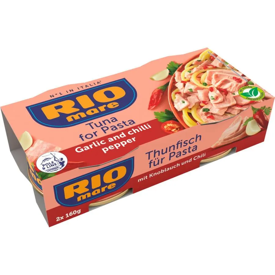 Rio Mare Tonno Aglio Peperoncino 2 x 160 g