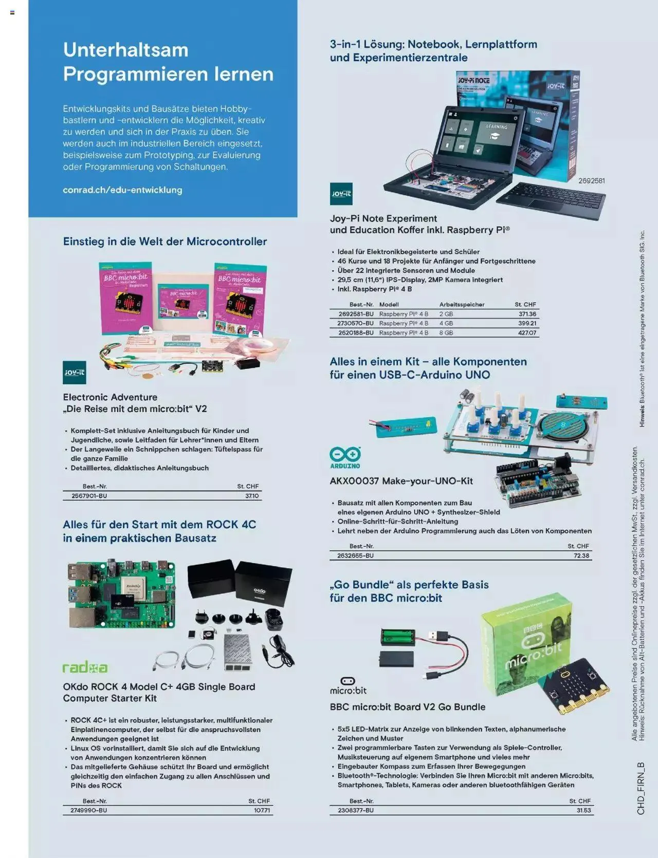 Conrad Innovation News von 24. Februar bis 31. Dezember 2023 - Prospekt seite 40