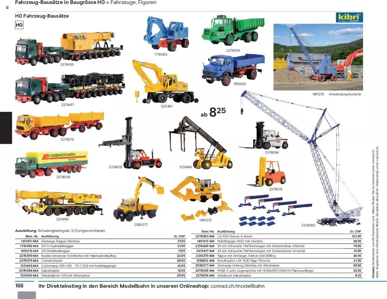 Conrad Modellbahn Katalog 2023/24 von 5. September bis 31. Dezember 2023 - Prospekt seite  170