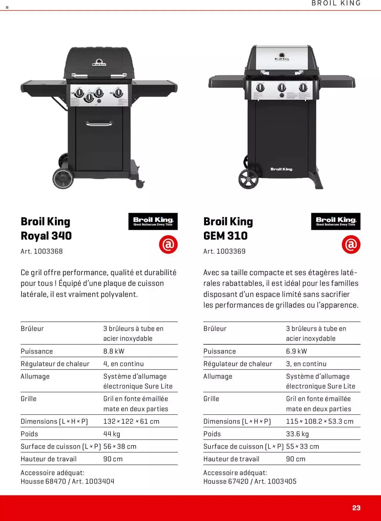 Interdiscount Prospectus Grill von 13. März bis 31. Dezember 2023 - Prospekt seite  23