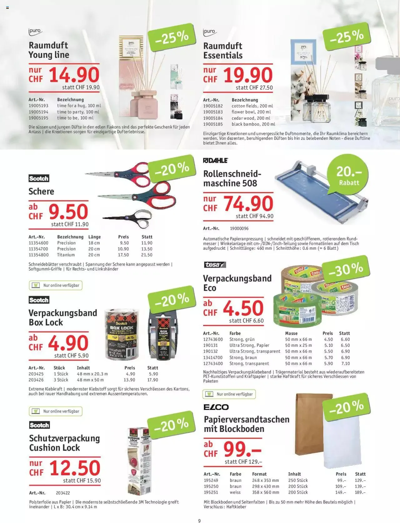 Office World Aktionen von 26. Oktober bis 29. November 2023 - Prospekt seite 9