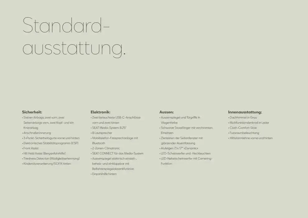 SEAT Ateca von 28. Oktober bis 11. November 2024 - Prospekt seite 25