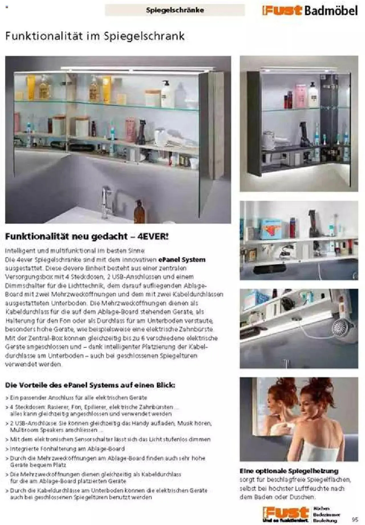 Fust Badezimmermagazin von 17. April bis 31. Dezember 2023 - Prospekt seite 95