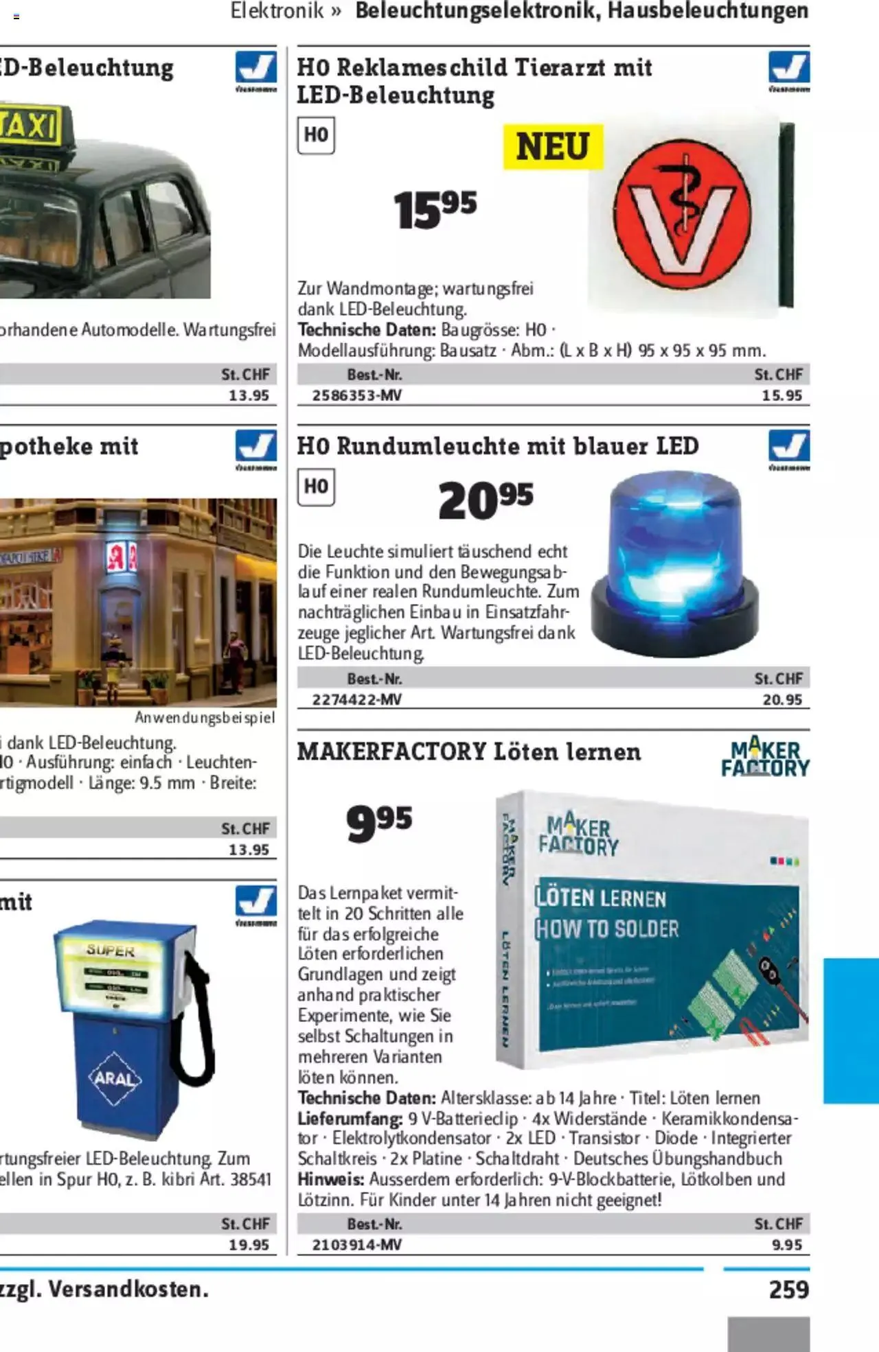 Conrad - Modellbahn Katalog 2022/23 von 5. September bis 31. Dezember 2023 - Prospekt seite  522