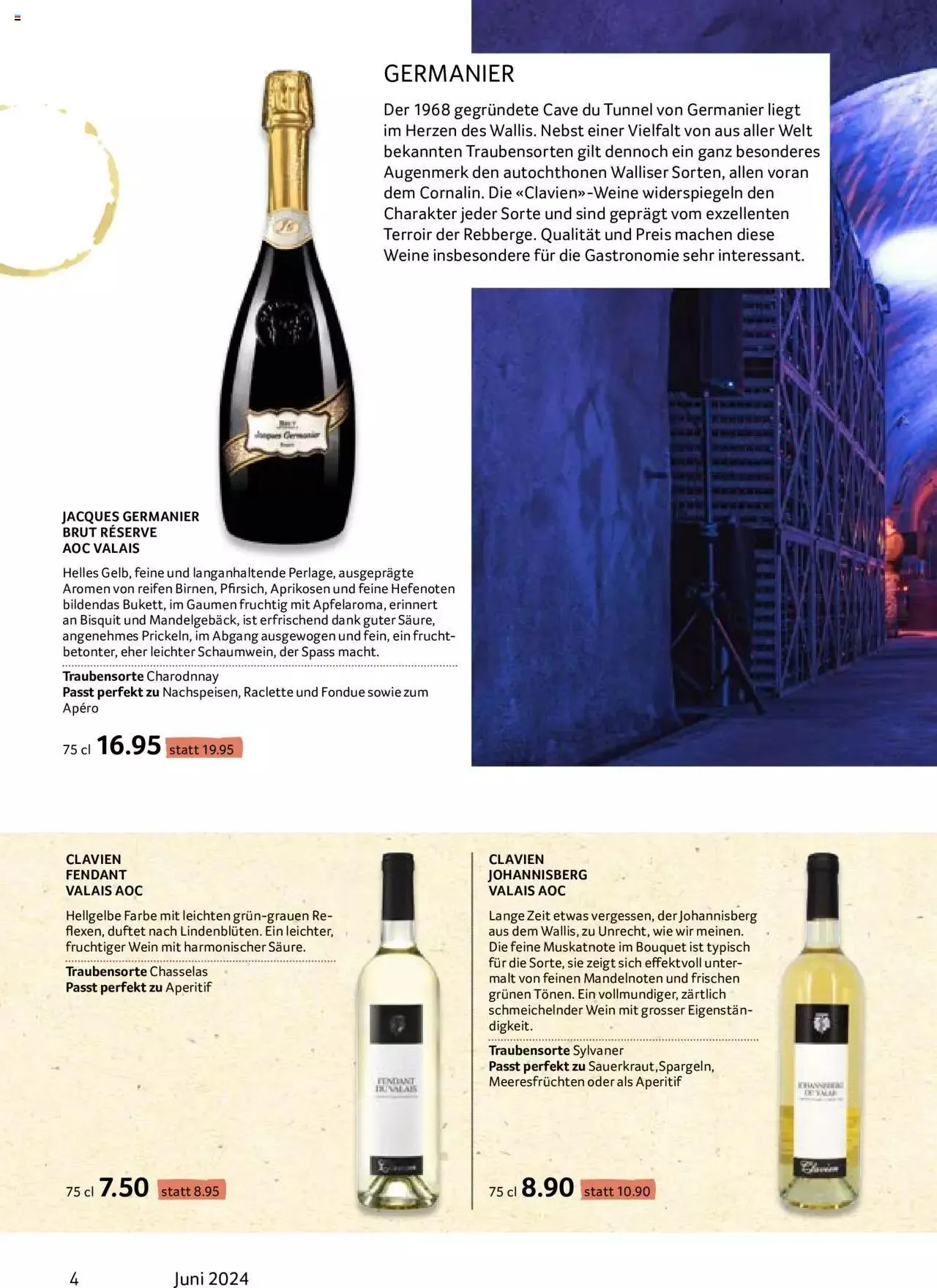 Prodega Aktionen Enoteca Juni von 1. Juni bis 30. Juni 2024 - Prospekt seite  4