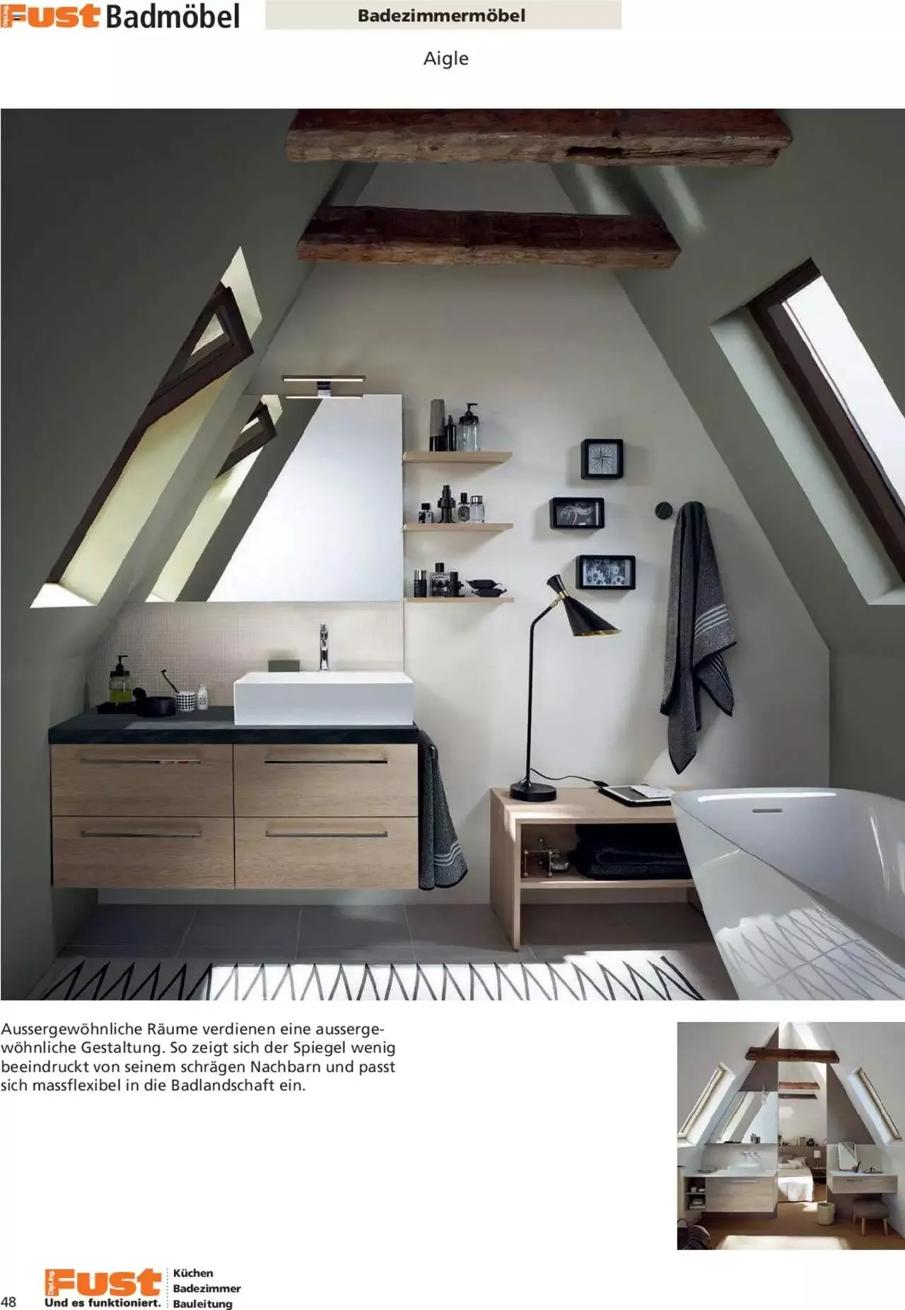 Fust Aktionen Badezimmermagazin von 17. April bis 31. Dezember 2024 - Prospekt seite 48