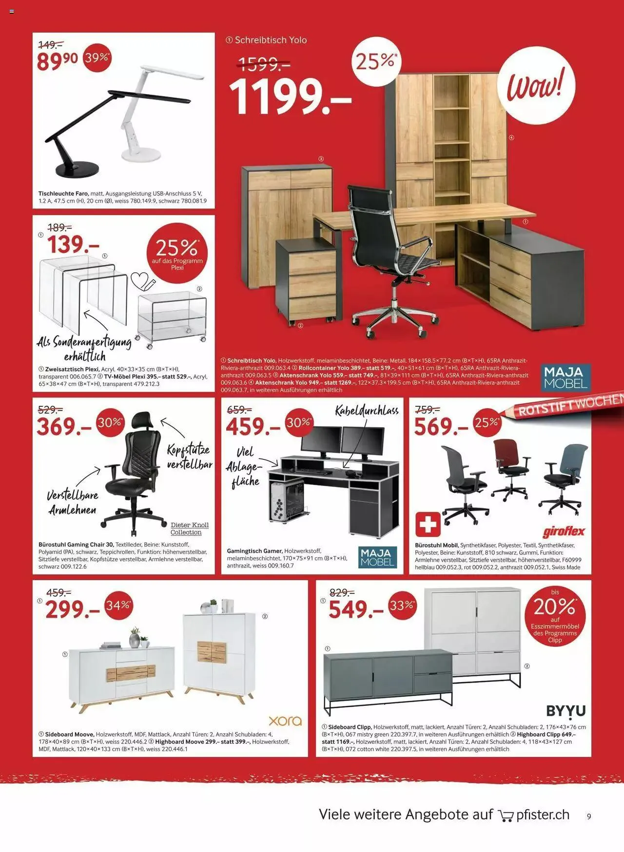 Pfister Rotstift Summer 2023 von 27. Juni bis 21. August 2023 - Prospekt seite  9