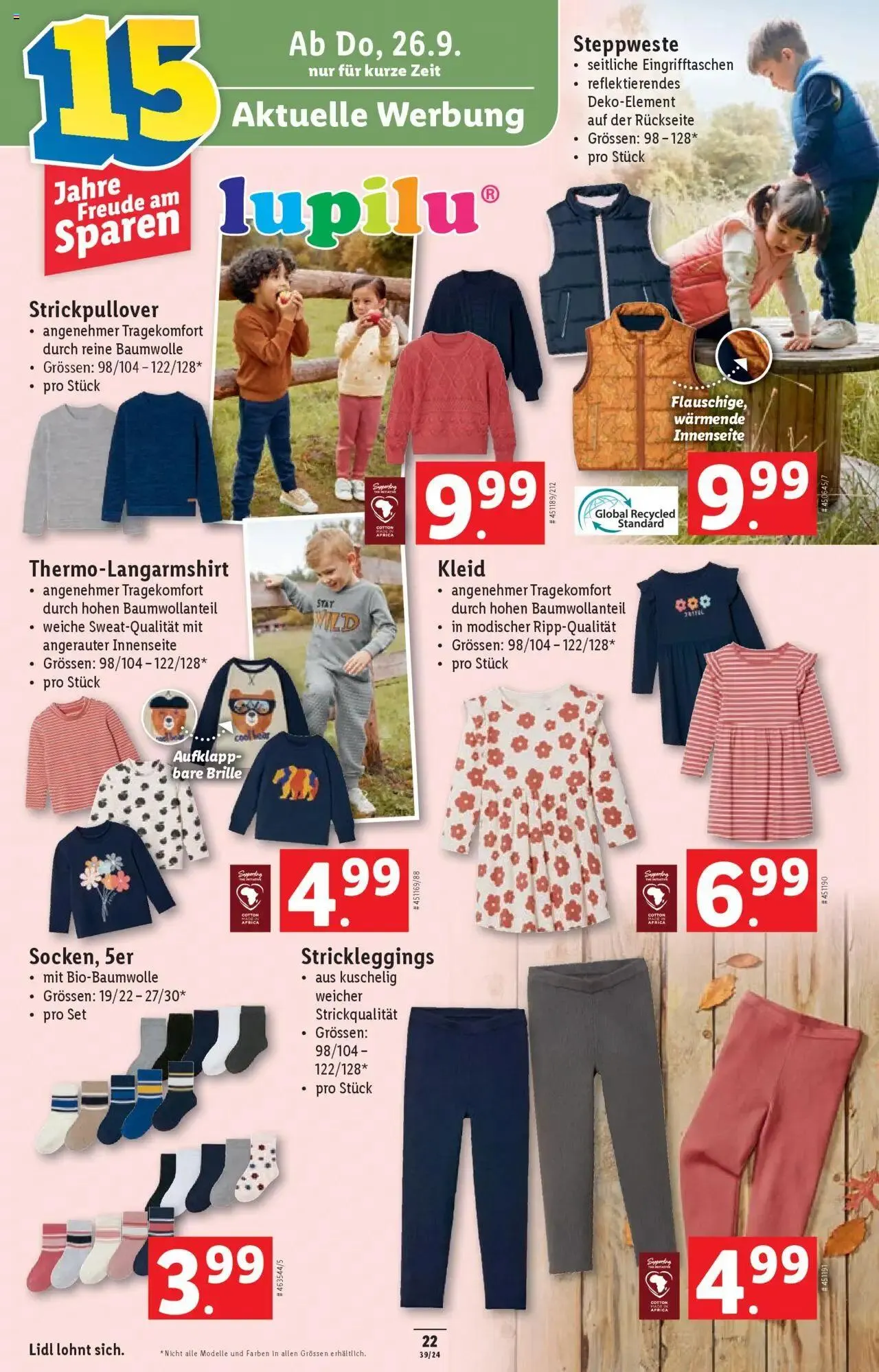 Lidl Aktionen von 26. September bis 2. Oktober 2024 - Prospekt seite  22