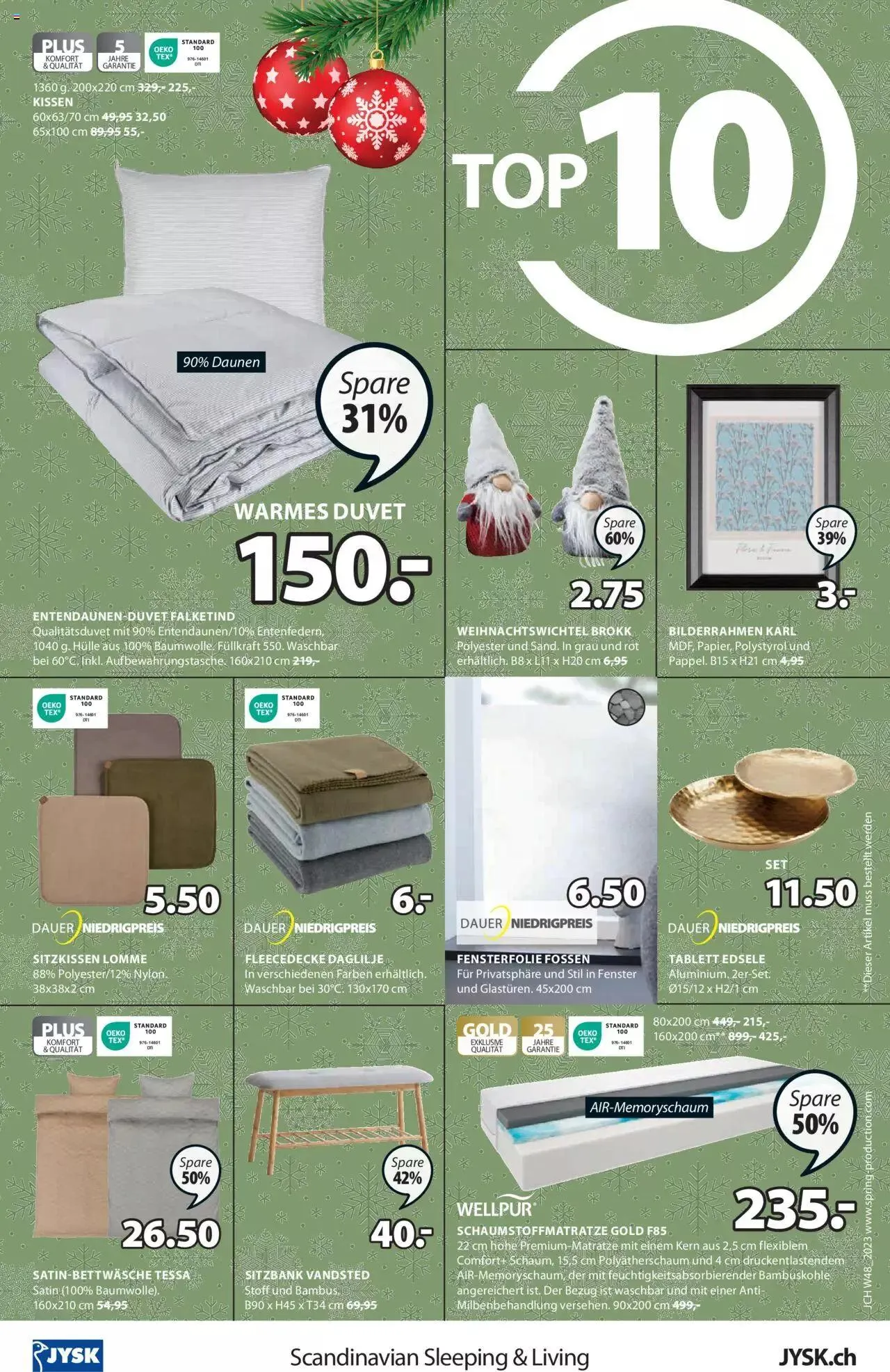 JYSK Aktionen von 28. November bis 4. Dezember 2023 - Prospekt seite 25