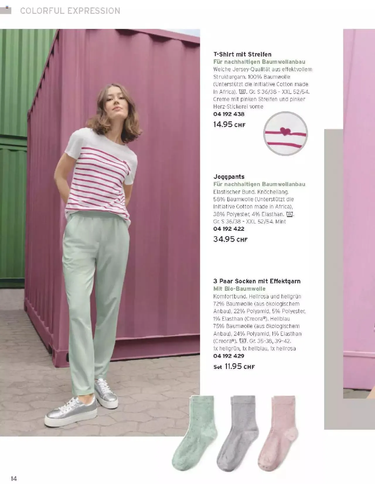 Tchibo Aktionen von 15. März bis 31. Dezember 2024 - Prospekt seite  14