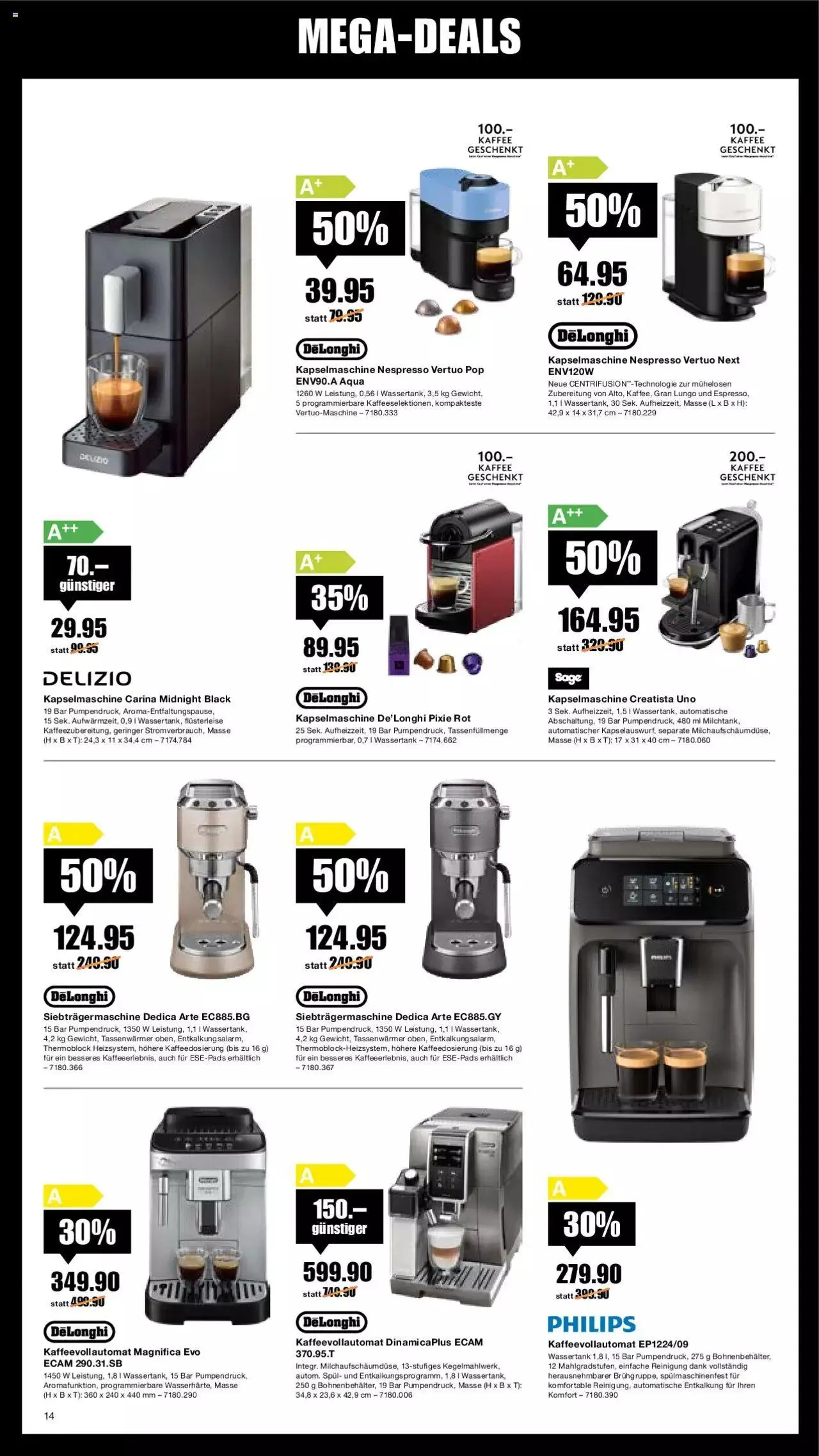 Melectronics Black Friday von 20. November bis 27. November 2023 - Prospekt seite 14