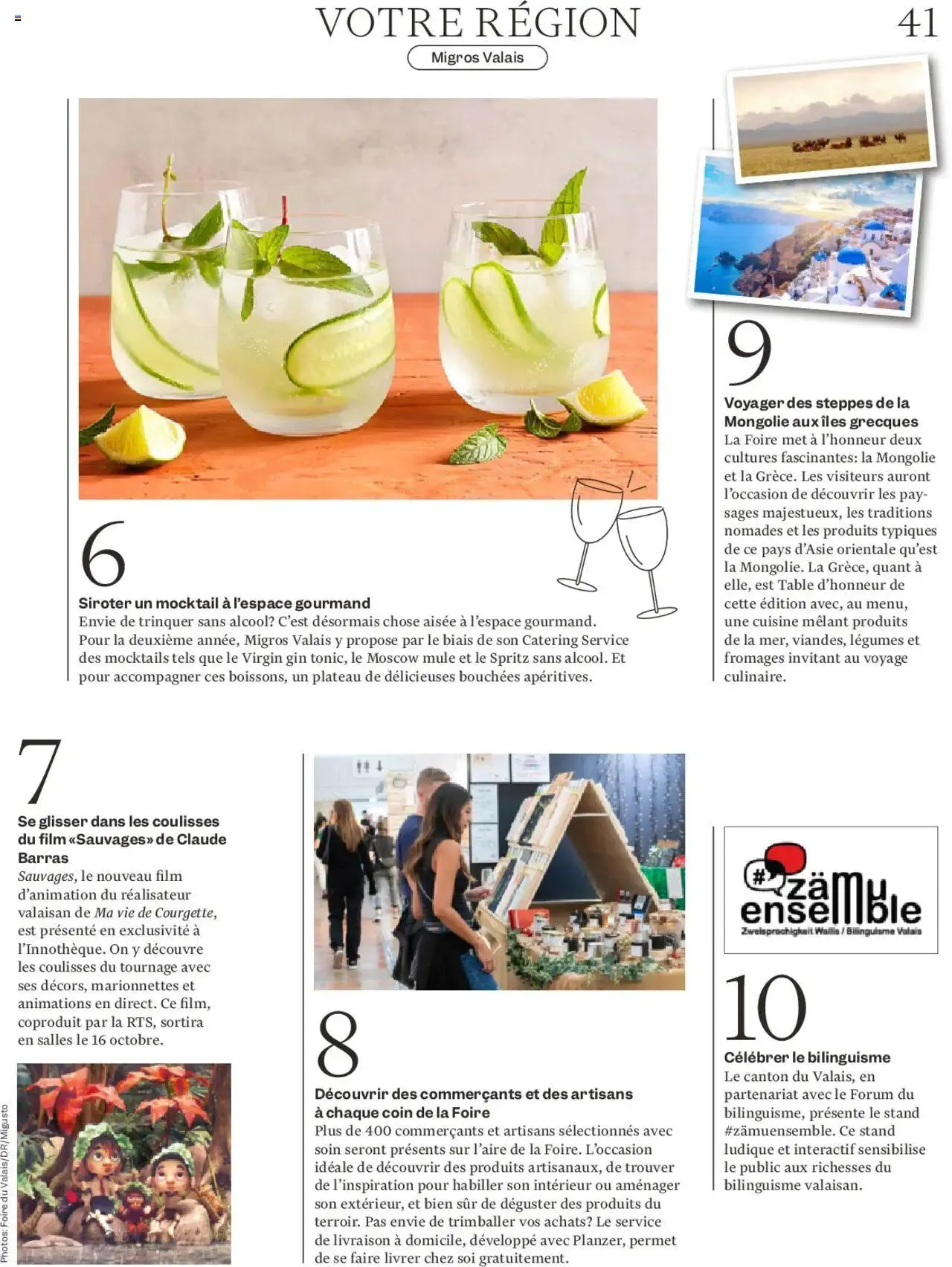 Migros - Magazin FR von 23. September bis 29. September 2024 - Prospekt seite  41