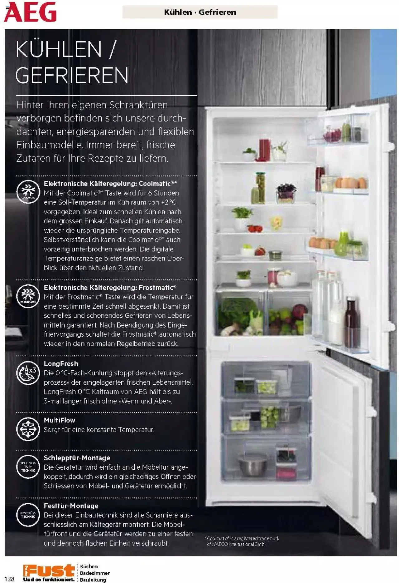 Fust Küchen- und Badezimmerprospekt von 4. März bis 31. Dezember 2024 - Prospekt seite 138