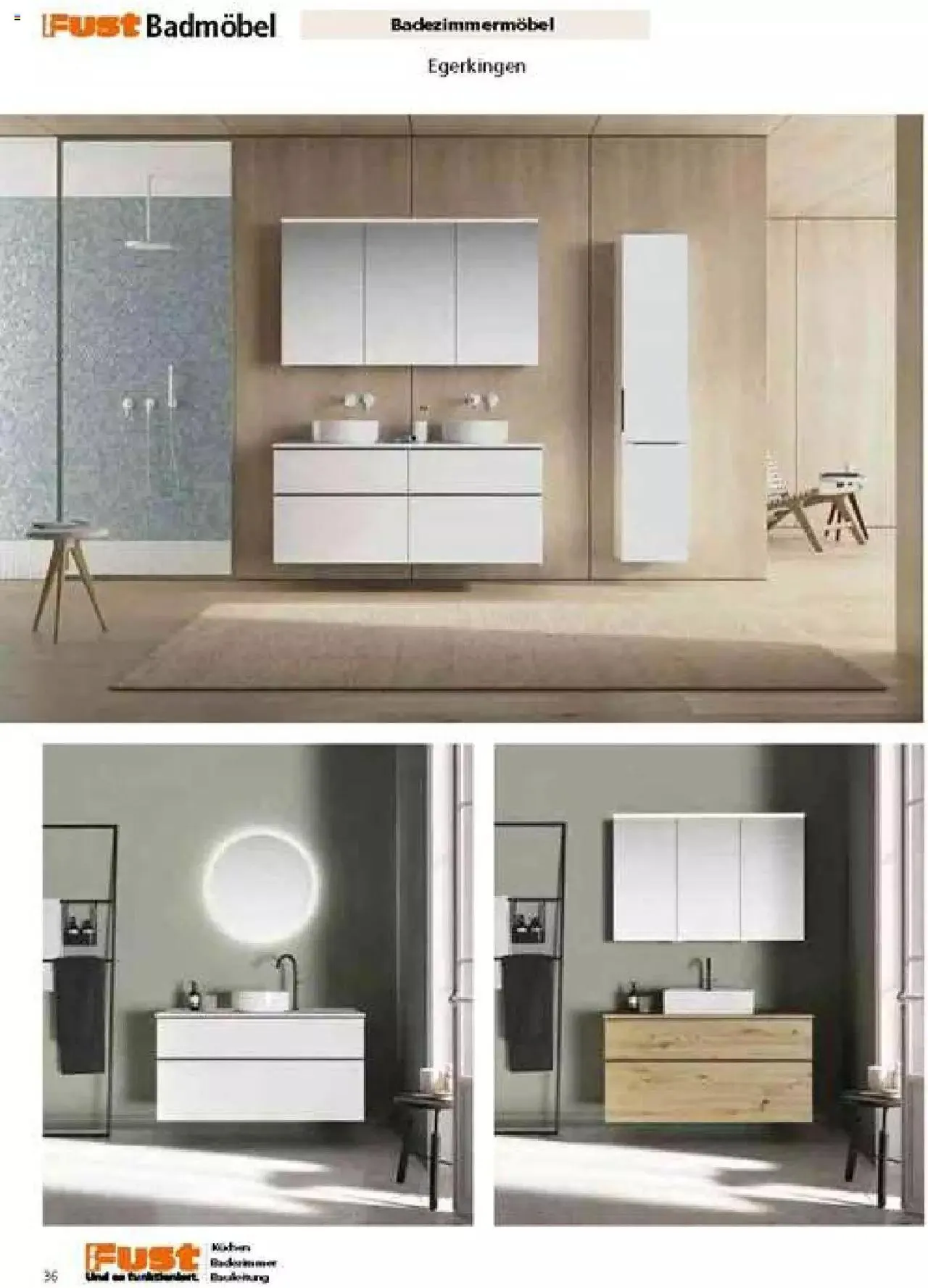 Fust Badezimmermagazin von 17. April bis 31. Dezember 2023 - Prospekt seite  36