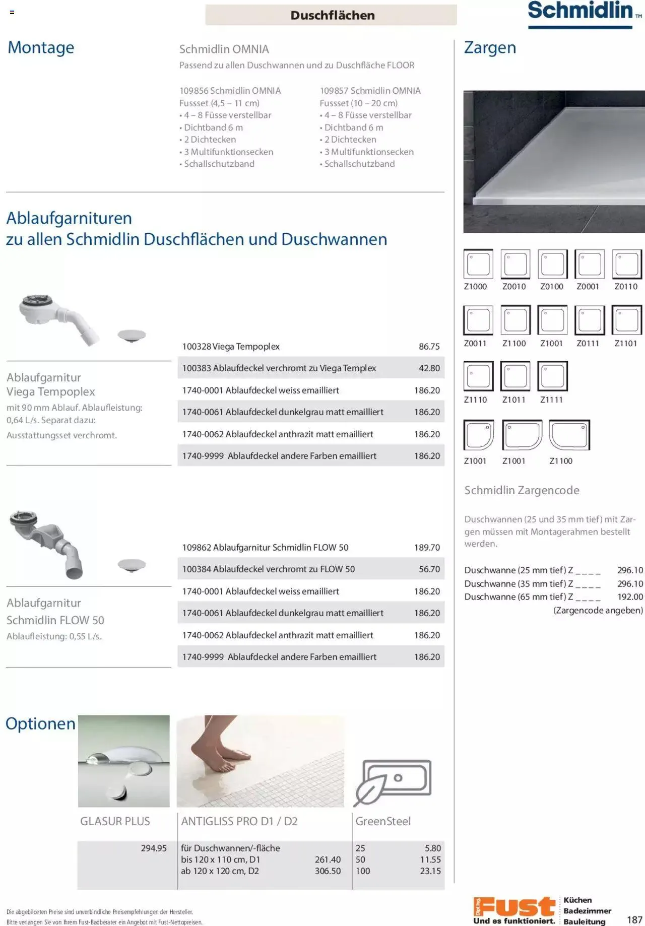 Fust Aktionen Badezimmermagazin von 17. April bis 31. Dezember 2024 - Prospekt seite  187