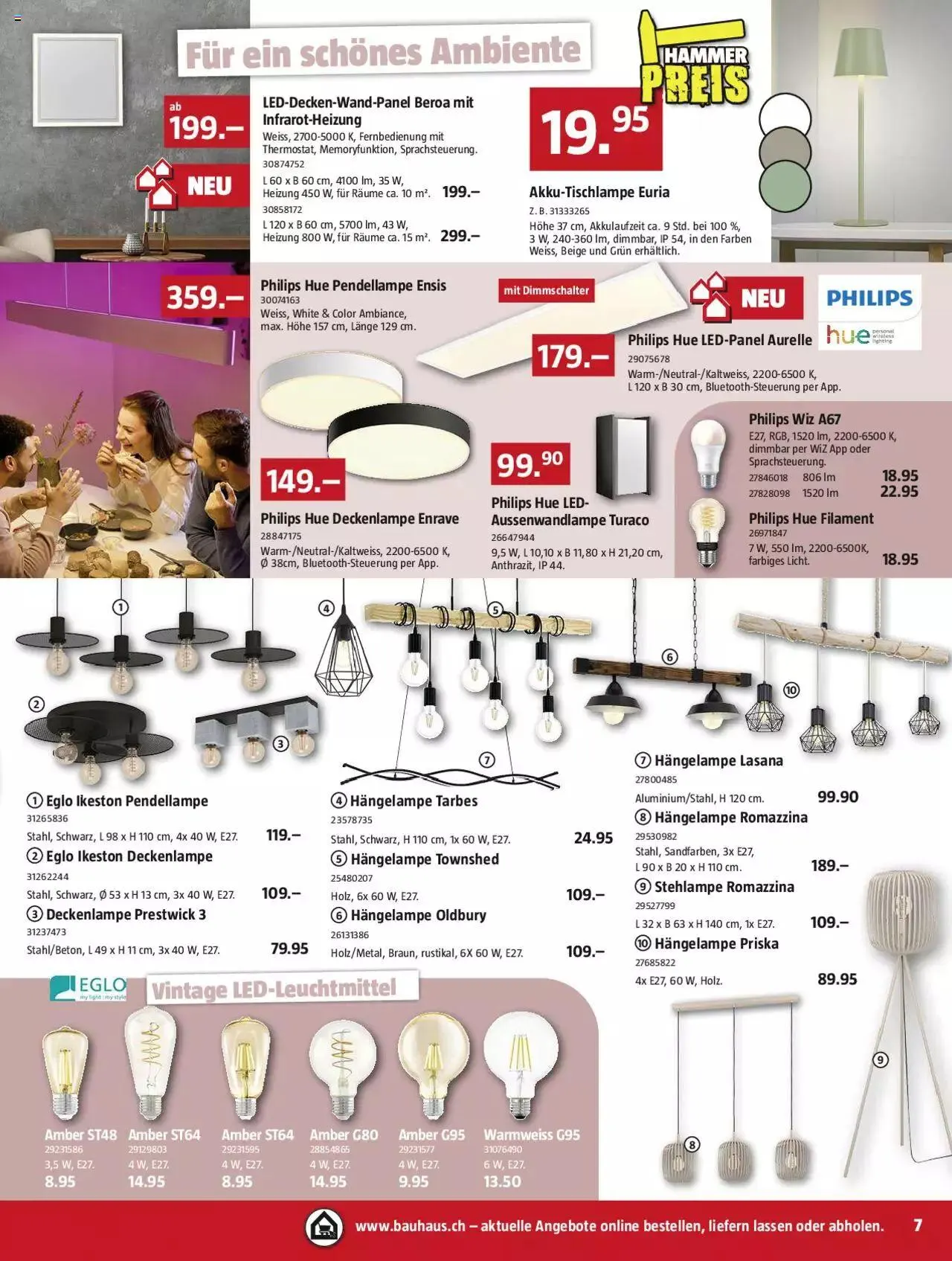 Bauhaus Aktionen von 30. Oktober bis 26. November 2023 - Prospekt seite  7