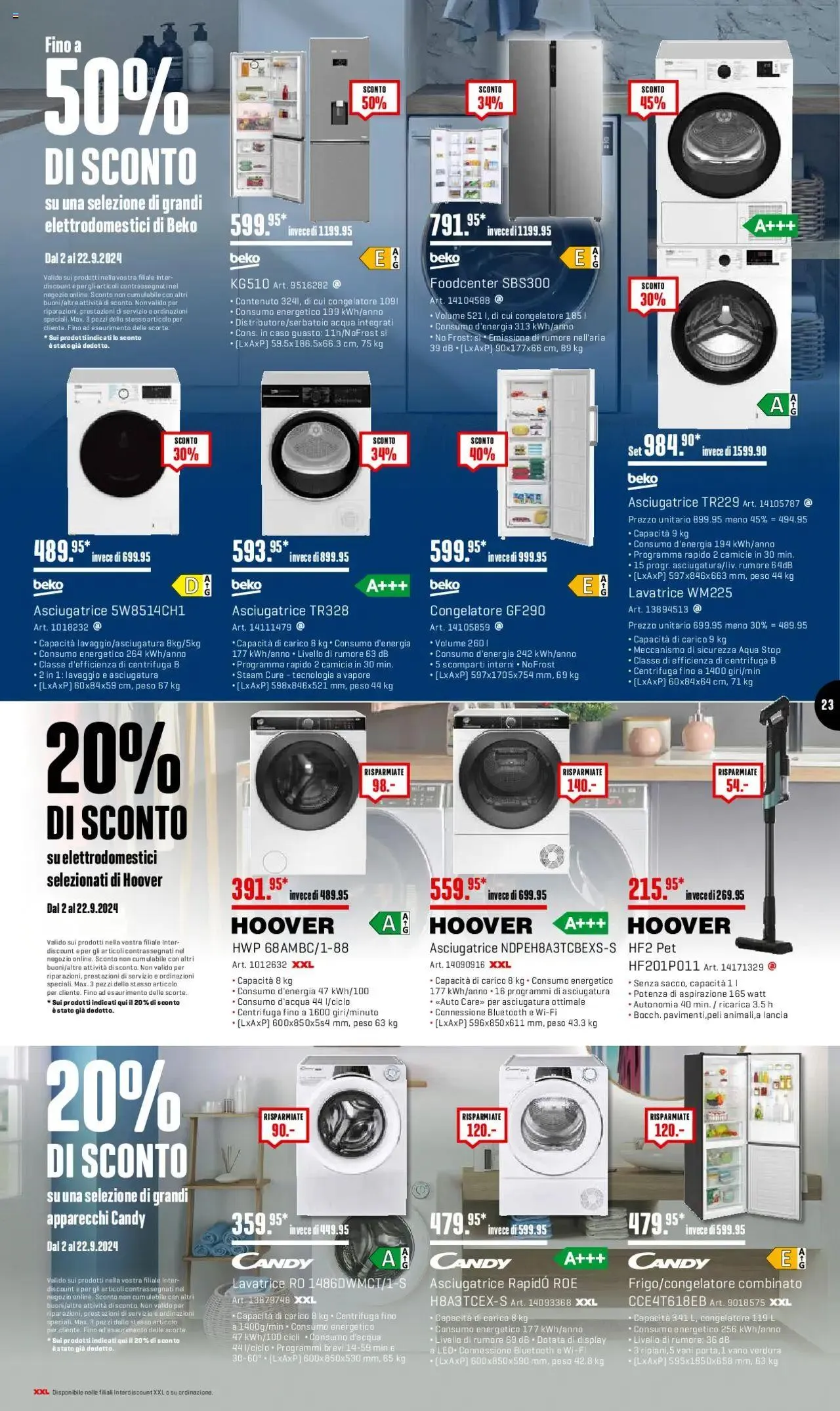 Interdiscount Prospetto von 2. September bis 22. September 2024 - Prospekt seite  23