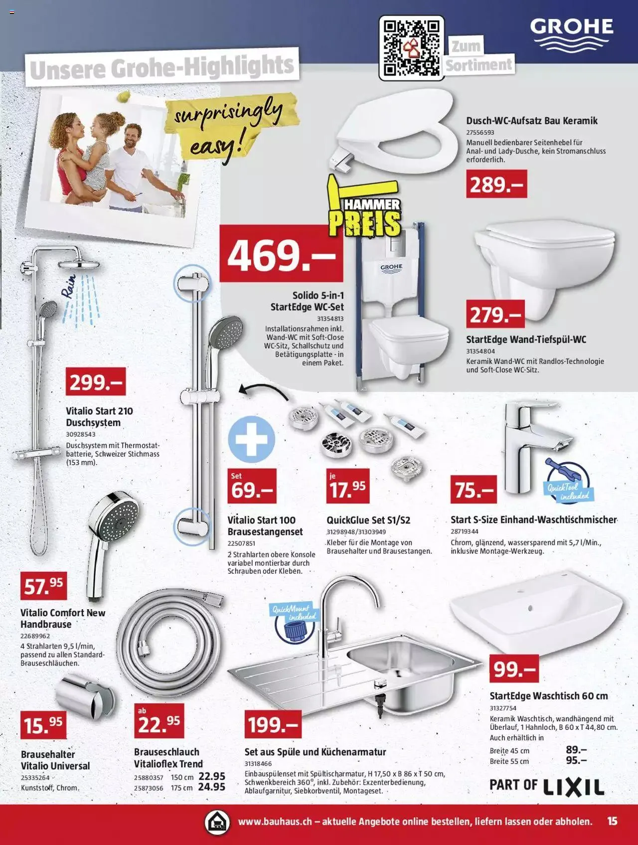 Bauhaus Aktionen von 30. Oktober bis 26. November 2023 - Prospekt seite 15