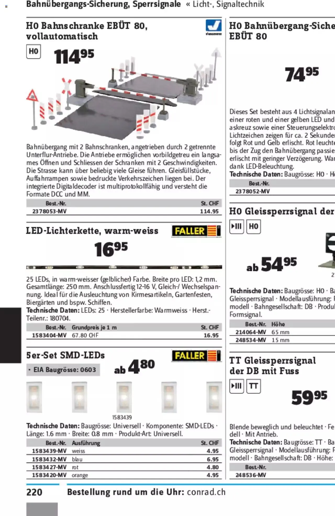 Conrad - Modellbahn Katalog 2022/23 von 5. September bis 31. Dezember 2023 - Prospekt seite  443
