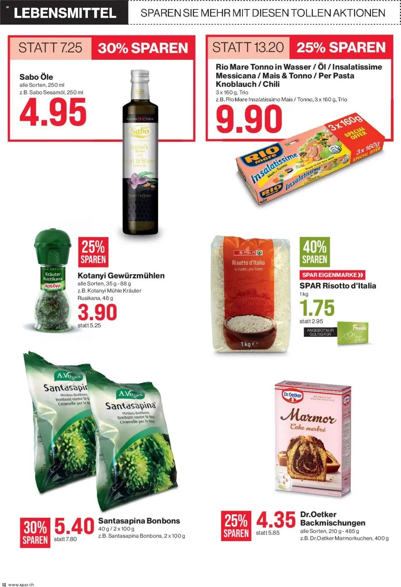 SPAR Aktionen von 5. September bis 11. September 2024 - Prospekt seite 12