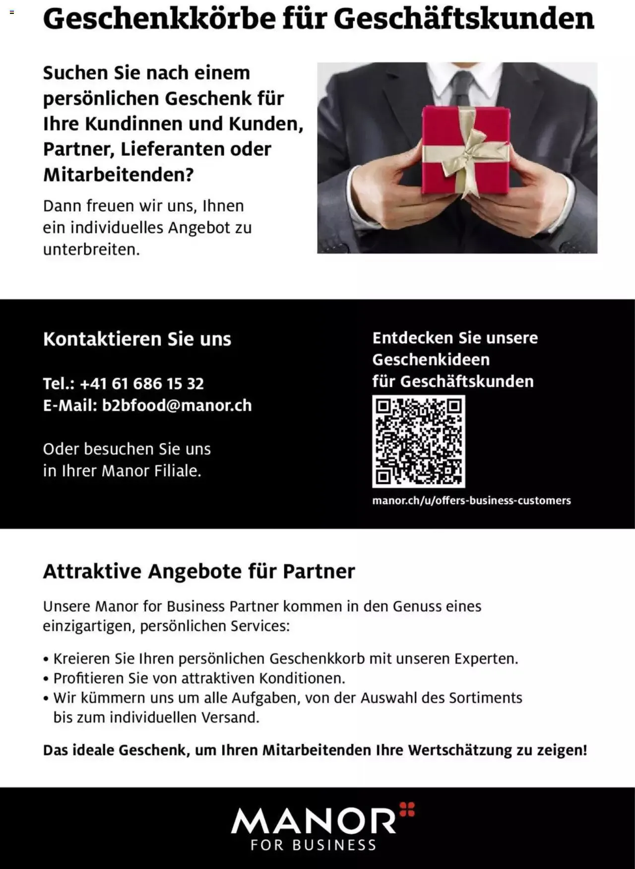 Manor Geschenkkorbe von 29. März bis 31. Dezember 2023 - Prospekt seite  4