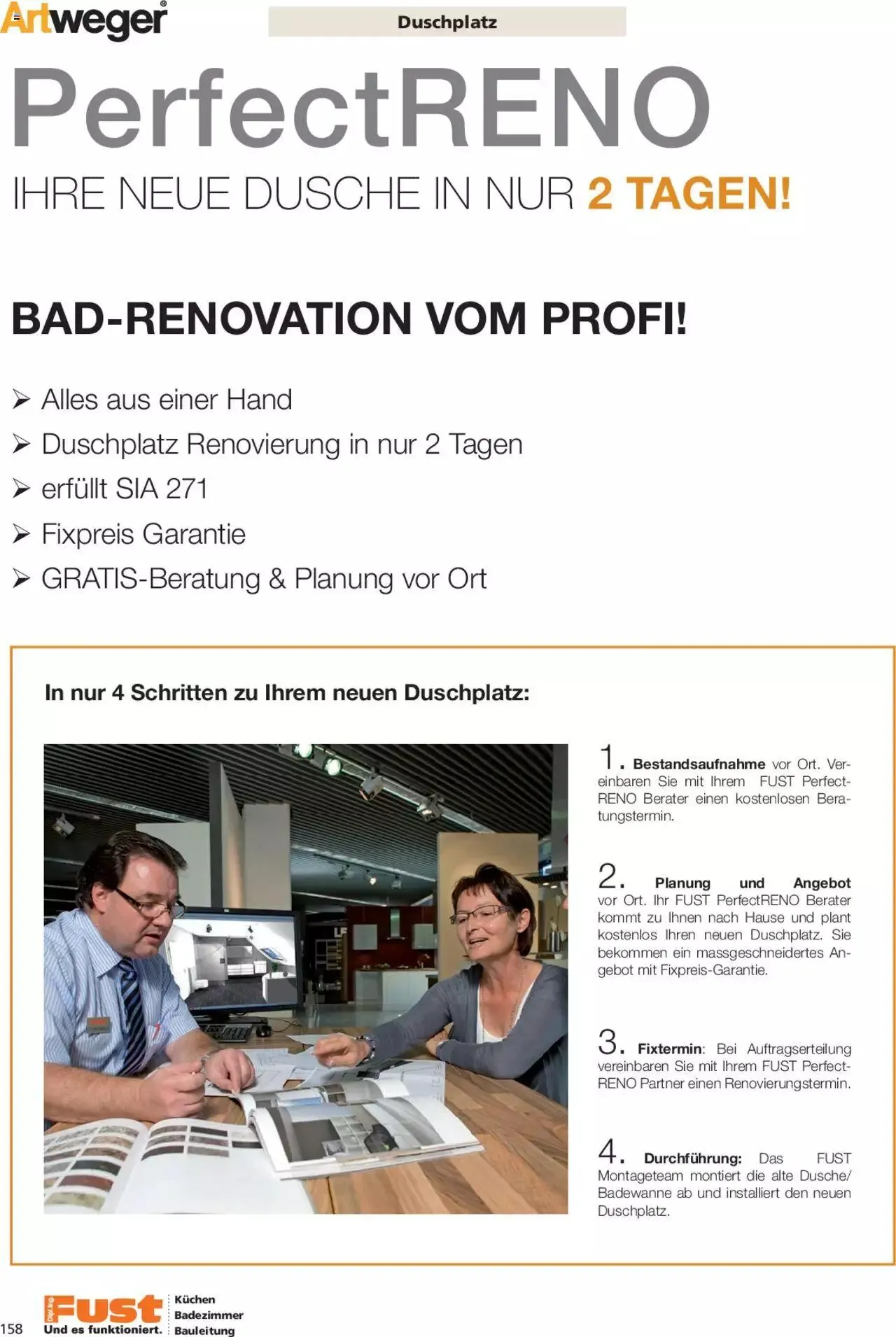 Fust Aktionen Badezimmermagazin von 17. April bis 31. Dezember 2024 - Prospekt seite  158