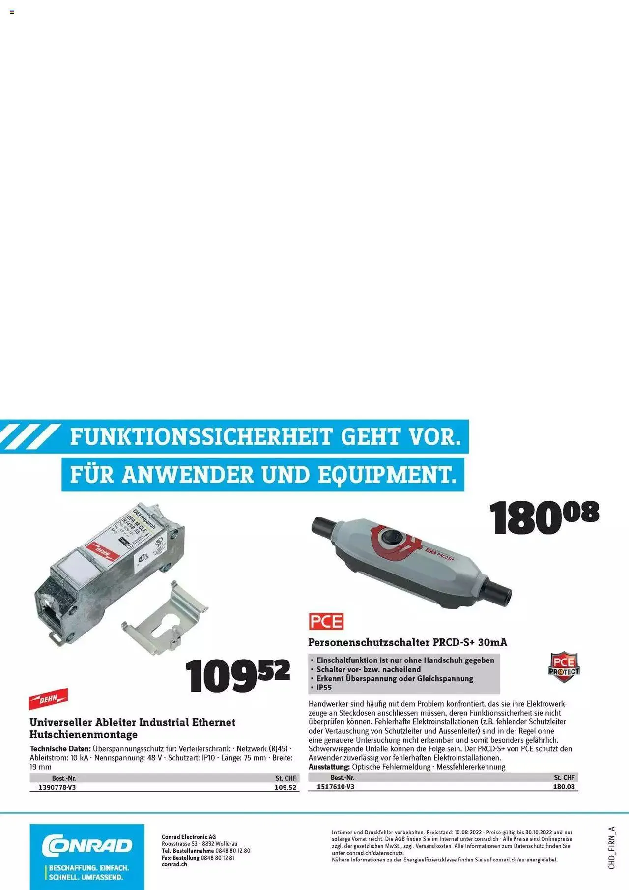 Conrad - Technik Deals von 30. August bis 31. Dezember 2023 - Prospekt seite 44