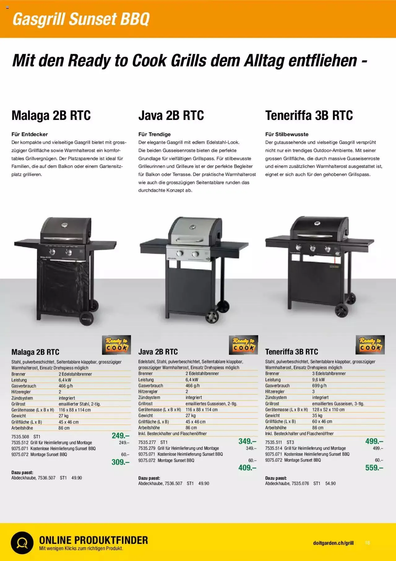 DO IT+GARDEN MIGROS - Grill von 22. März bis 31. Dezember 2023 - Prospekt seite  18