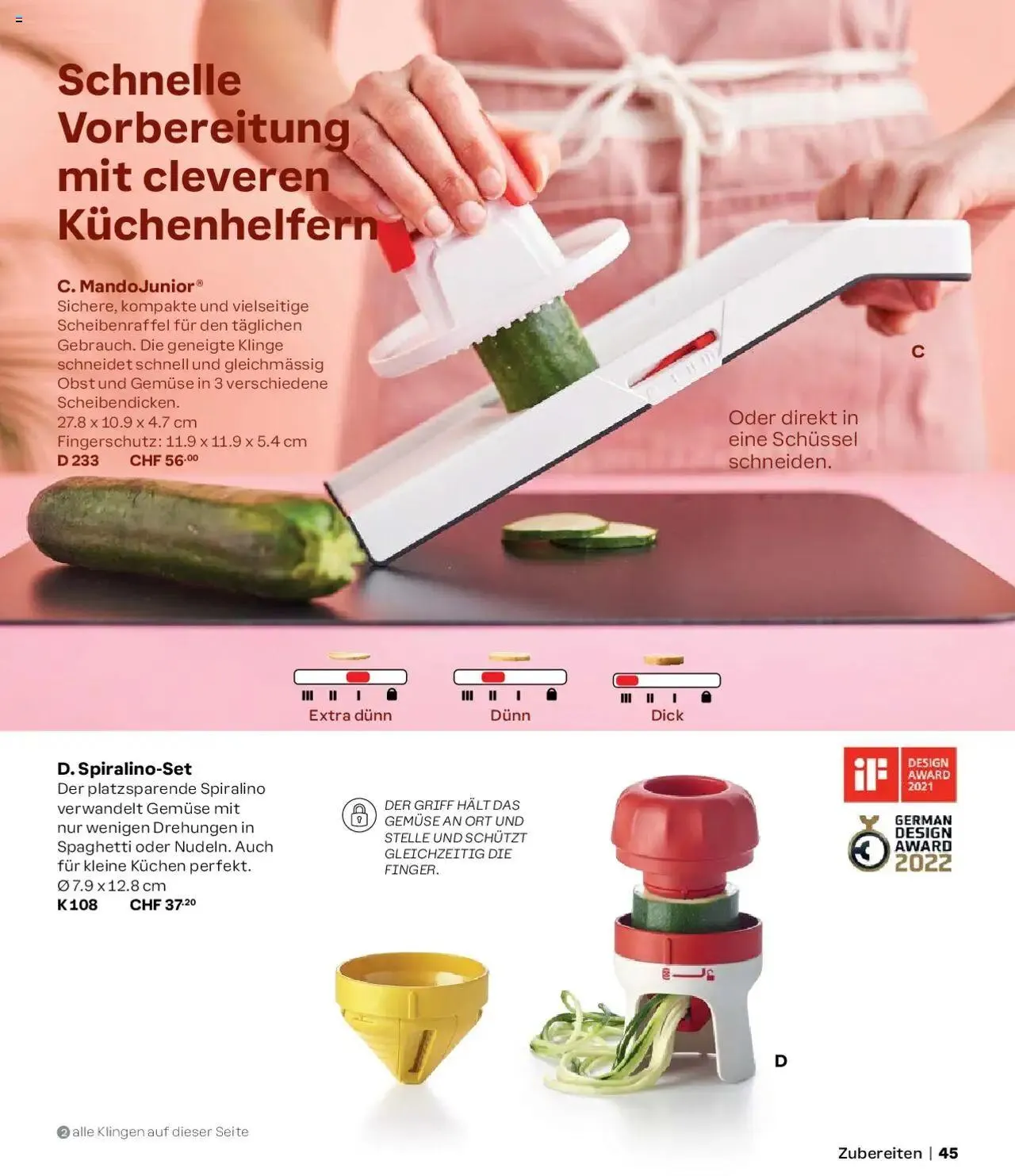 Tupperware Aktionen Herbst / Winter 2024/25 von 2. September bis 31. Dezember 2024 - Prospekt seite 45